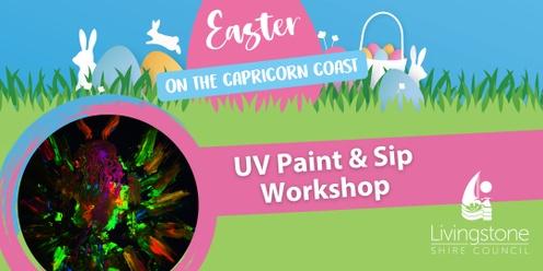 UV Paint & Sip Workshop