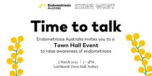 Sydney Endometriosis Australia Town Hall Event 2024