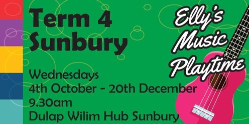 Elly's Music Playtime Term 4 2023 - Wednesday DWH Sunbury