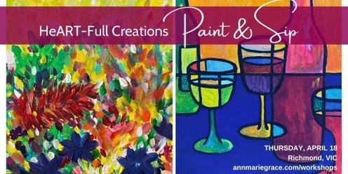 Paint & Sip - A HeART-Full Pairing: Fine Wine & Painting Masterclass