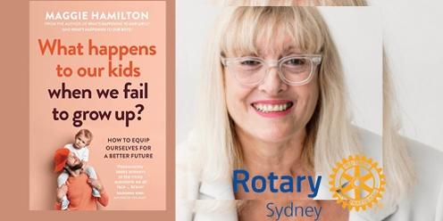 Maggie Hamilton at Rotary Sydney