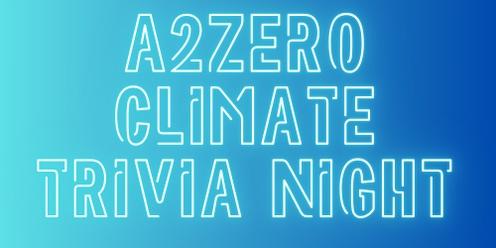 A2ZERO Climate Trivia Night