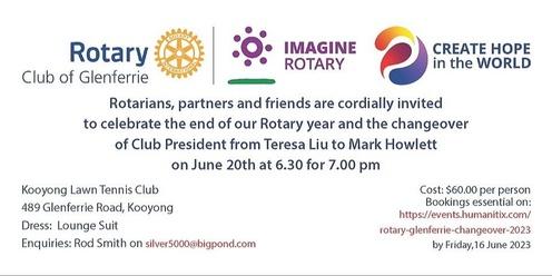 Rotary Club of Glenferrie Changeover Dinner 2023