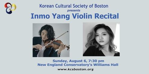 Inmo Yang Violin Recital