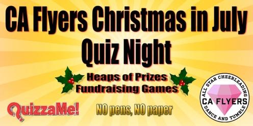 CA Flyers Christmas in July Quiz Night