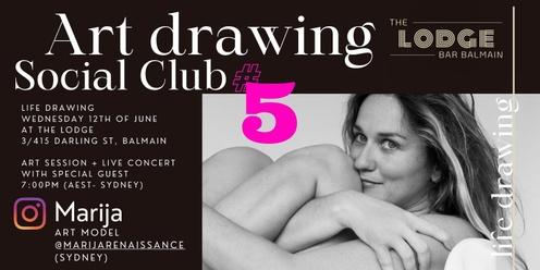 Art Drawing Live Music Social Club the Lodge #5