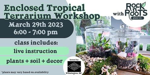 Enclosed Tropical Terrarium Workshop at Edward Teach Brewing (Wilmington, NC)
