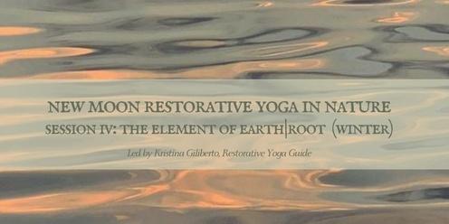 New Moon Restorative Yoga in Nature: Working with the Element of Water/Flow