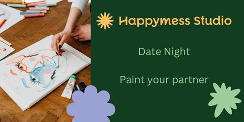 Happymess Date night - Paint your partner 