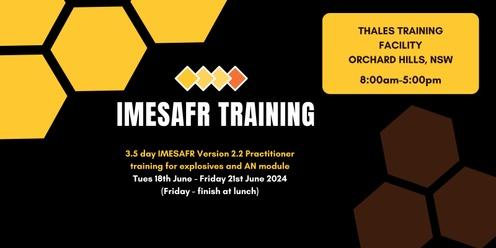 IMESAFR Training 2024 - 3.5 day