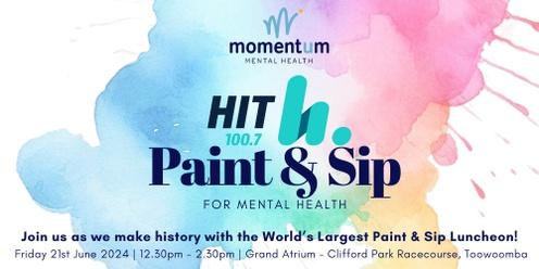 The World's Largest Paint & Sip Luncheon