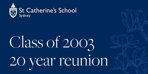 Class of 2003 20 Year Reunion