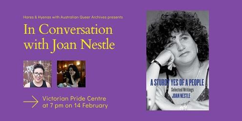 Joan Nestle in Conversation with Carolyn D'Cruz and Roz Bellamy