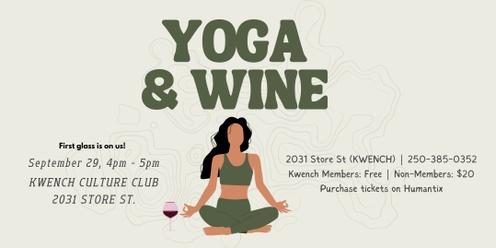 Yoga & Wine at KWENCH 