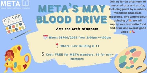 META's May Blood Drive - Craft Day
