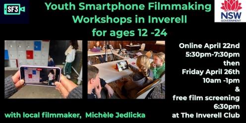 Smartphone Filmmaking Workshop & Screening in Inverell for 12-24 year olds