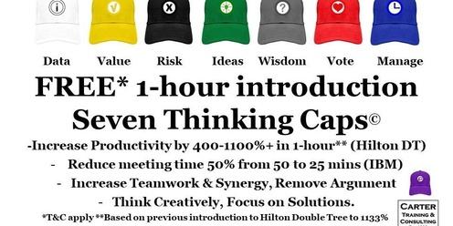 1 HOUR FREE INTRODUCTION to Seven Thinking Caps training