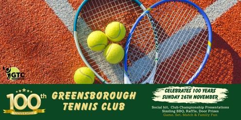 Greensborough Tennis 100th Anniversay