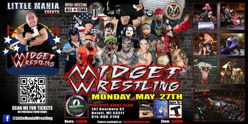 Beloit, WI - Micro-Wresting All * Stars: Little Mania Rips Through The Ring!