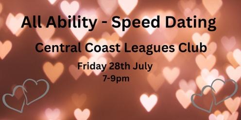 All Ability Disability - Speed Dating Evening 