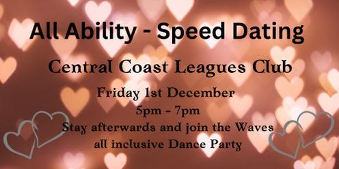 All Ability Disability - Speed Dating Afternoon