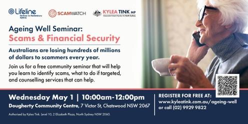 Ageing Well Seminar: Scams & Financial Security
