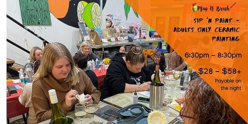 Adults Only  - Sip 'n Paint Evening 