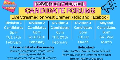 2024 Candidate Forums - Ipswich City Council