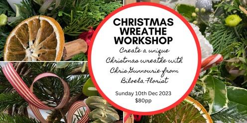 Christmas Wreathe workshop