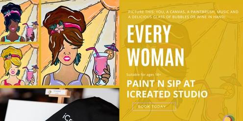 Paint n Sip Class - Every Woman