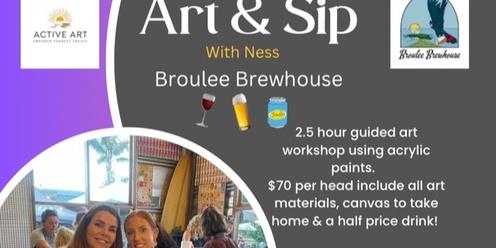 Art & Sip with Ness from Active Art
