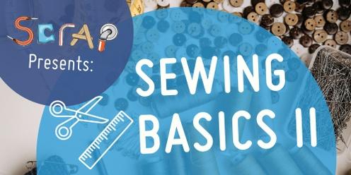 Sewing Basics II: Construction and Patterns - The Basic Tote, with SCRAP!