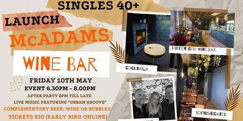 Single Over 40 | Launch Wine Bar | Complementary Drink Arrival | Melbourne Singles Social Meetup Events | Live Music | Food Available |