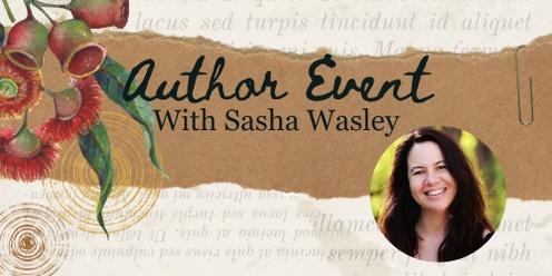 Books and Wine with Sasha Wasley
