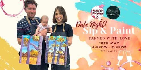 Carved with Love  - Date Night Sip & Paint @ The General Collective