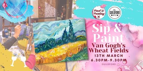 Van Gogh's Wheatfields - Sip & Paint @ The Guildford Hotel