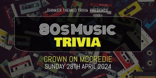 80s Music Trivia - Crown On McCredie