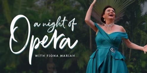 A night of opera with Fiona Mariah
