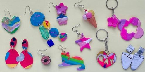 Queer Social Footscray: Big Bold Polymer Clay Jewellery with Maria