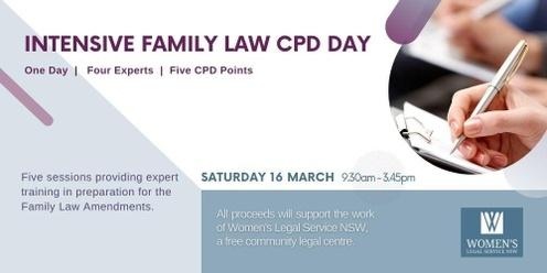 WLS NSW Intensive Family Law CPD Day 2024
