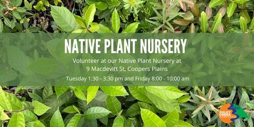 Volunteer Native Plant Nursery