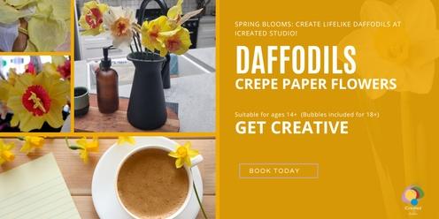 Daffodils - Crepe Paper Flower Making Workshop