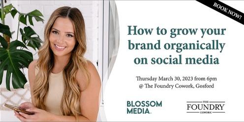 Workshop: How to Grow Your Brand Organically on Social Media
