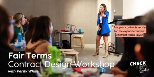 Contract Design Workshop - Fair Terms Special (Melbourne)