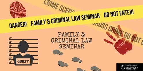 2024 Family and Criminal Law Seminar