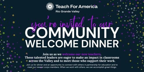 Teach For America Community Welcome Dinner