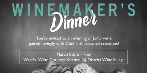 Winemaker's Dinner with JoiRyde & Ward's Wine Country Kitchen