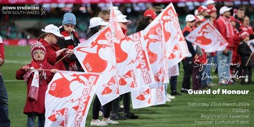 Guard of Honour - Sydney Swans x Down Syndrome NSW Match Day