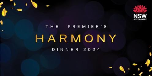 Premier's Harmony Dinner 2024