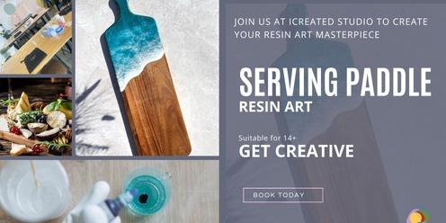 Resin Art Workshop - Serving Paddle